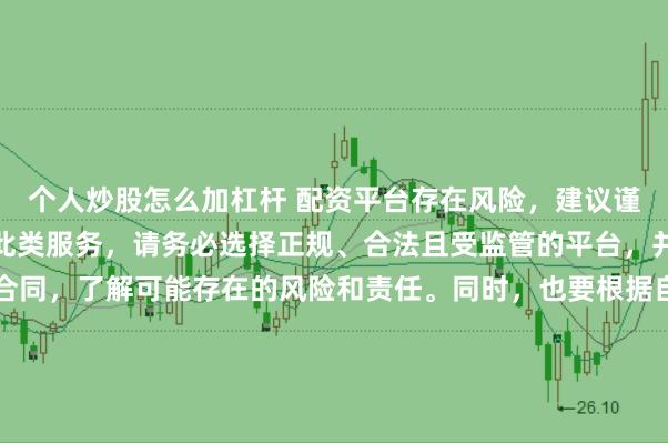 个人炒股怎么加杠杆 配资平台存在风险，建议谨慎使用。如果确实需要此类服务，请务必选择正规、合法且受监管的平台，并仔细阅读相关条款和合同，了解可能存在的风险和责任。同时，也要根据自身经济状况和风险偏好进行合理投资，不要盲目跟风或者轻信他人的投资建议。请记住，保护自己的资产和资金安全是最重要的。因此，我无法提供关于“最新配资平台导航”的标题创作。