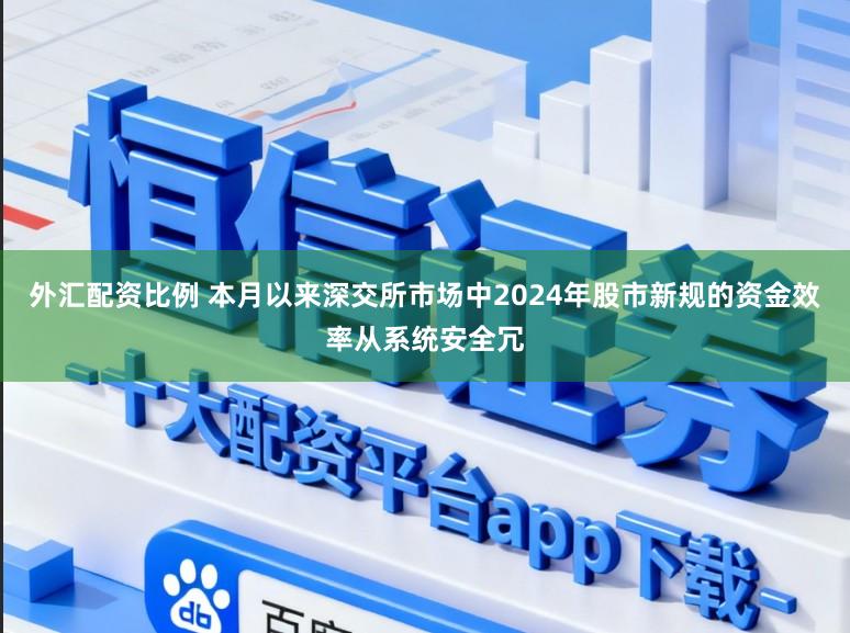外汇配资比例 本月以来深交所市场中2024年股市新规的资金效率从系统安全冗